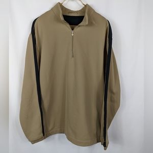 Nike Golf Therma Fit Collared Fleece Performance Pullover Quarter Zip Mens Sz XL